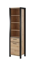 Display Rack - FREGENE Display Cabinet Oak Taurus 55cm