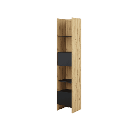 Display Rack - DONNELL Display Cabinet Oak Artisan 44cm