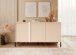 Sideboard - WALTON Sideboard Beige 154cm