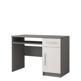 Office Desk - BRAYDEN Computer Desk Grey Matt 110cm