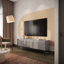 TV Cabinet - BURGOS TV Unit Grey Matt 167cm