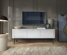TV Cabinet - BETTINA TV Unit White 68cm