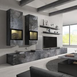 BAROVELLE Entertainment Unit - Schiefer