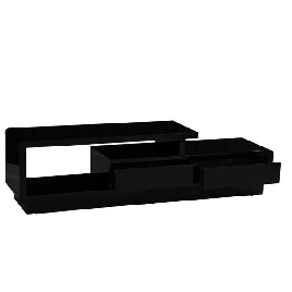 Eden High Gloss TV Unit - Black