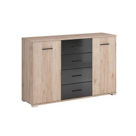 Celestial Aura Sideboard with 4 Drawers - Oak San Remo