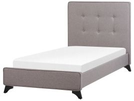 Fabric EU Single Size Bed Grey AMBASSADOR