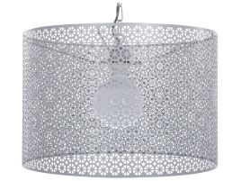 Metal Pendant Lamp Grey MEZEN