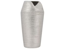 Stoneware Decorative Vase 33 Silver