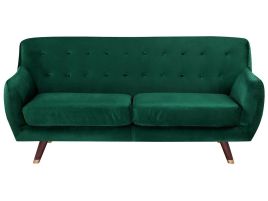 3 Seater Velvet Sofa Emerald Green BODO