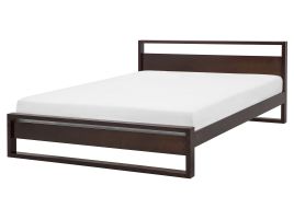 Wooden EU King Size Bed Dark GIULIA