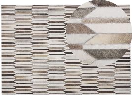 Cowhide Area Rug 160x230cm Brown and Beige