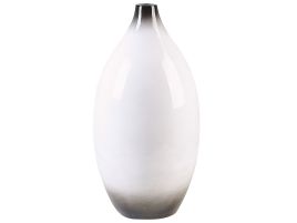 Terracotta Decorative Vase 46 White Black