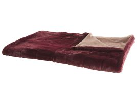 Blanket 150 x 200 cm Burgundy TANTAN