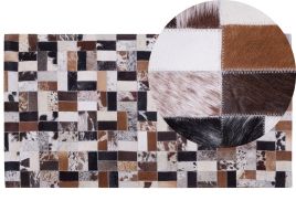 Cowhide Area Rug 80x150cm Brown and Beige