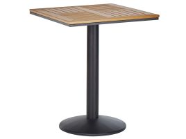 Garden Bistro Table 60 x 60 cm Light Wood PALMI