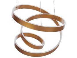 Metal LED Pendant Lamp Gold WANLI