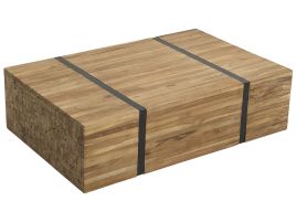 Teak Solid Wood Coffee Table GANDER