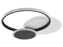 Metal LED Ceiling Lamp Black and White ZAMI