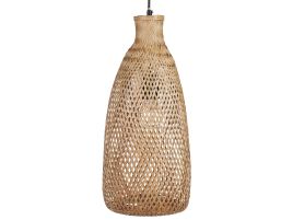 Bamboo Hanging Lamp Light Wood LWELA