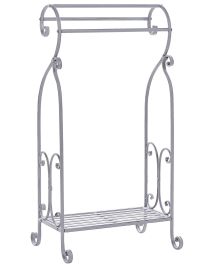 Towel Stand 49 x 91 cm Grey LINARES
