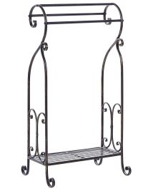 Towel Stand 49 x 91 cm Black LINARES
