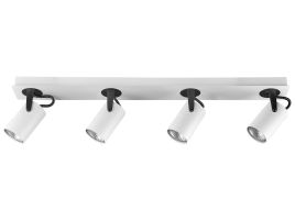 4 Light Spotlight Metal Bar White KLIP