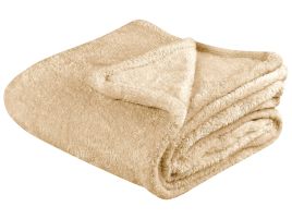 Blanket 125 x 150 cm Sand Beige NAMDU