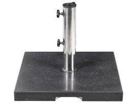 Square Granite Parasol Base Black CEGGIA