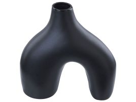 Porcelain Flower Vase 30 Black