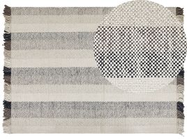 Wool Area Rug 160x230cm Off - White