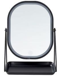 Lighted Makeup Mirror 20x22cm Silver