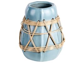 Terracotta Decorative Vase 27 Blue Beige