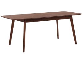 Extending Dining Table 120/150 x 75 cm Dark Wood MADOX