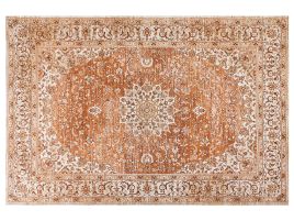 Cotton Area Rug 200x300cm Orange