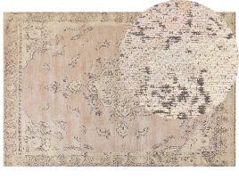 Cotton Area Rug 200x300cm Beige