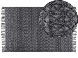 Area Rug 200x300cm Black