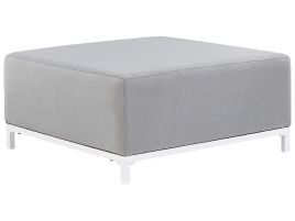 Garden Ottoman Light Grey with White ROVIGO