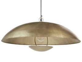 Metal Pendant Lamp Brass AGRANI