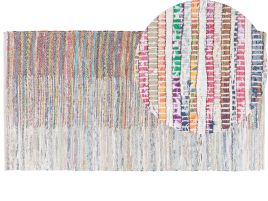 Cotton Area Rug 80x150cm Multicolour