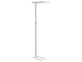 Metal LED Office Floor Lamp White TAURUS