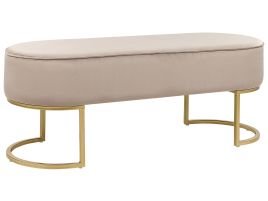 Velvet Bench Beige MILRY