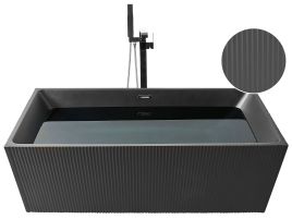 Freestanding Bath 1700 mm x 800 mm Black GOCTA