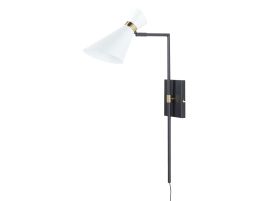 Metal Wall Lamp White MELAWI