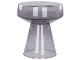 Glass Side Table Grey LAGUNA