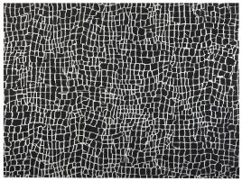Area Rug 300x400cm Black and White