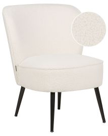 Boucle Armchair White VOSS