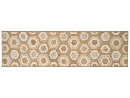 Jute Runner Rug 80x300cm Beige