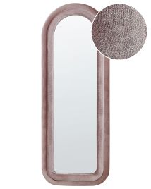 Velvet Wall Mirror 60x160cm Pink