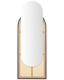 Rattan Wall Mirror 53x143cm Light