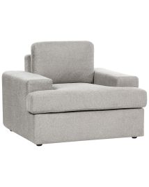 Fabric Armchair Light Grey ALLA